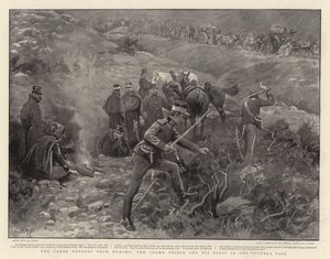 Den greske retretten fra Domoko, kronprinsen og hans stab i Phourka-passet